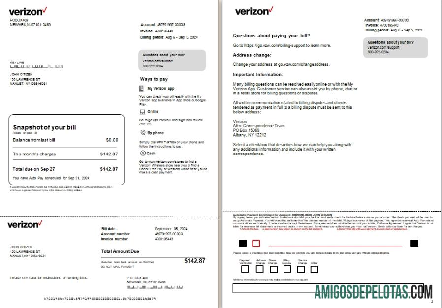 EUA Nova Jersey Verizon Utility 1 2 Scr amostra